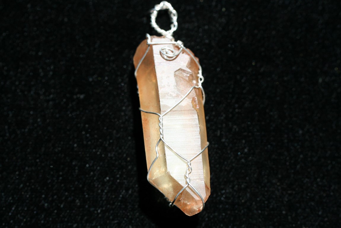 Kundalini Quartz Pendant from the Congo 5378